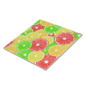 Zitrone, Orange, Grapefruit und Limone Scheiben Fliese (Seite)