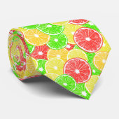 Zitrone, Orange, Grapefruit und Limone Scheiben Krawatte (Gerollt)