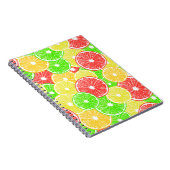 Zitrone, Orange, Grapefruit und Limone Scheiben Notizblock (Rechte Seite)
