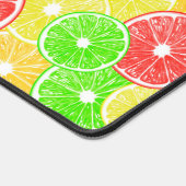 Zitrone, Orange, Grapefruit und Limone Scheiben Schreibtischunterlage (Ecke)