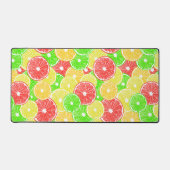 Zitrone, Orange, Grapefruit und Limone Scheiben Schreibtischunterlage (Vorderseite)