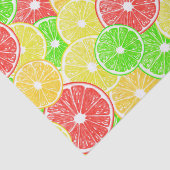 Zitrone, Orange, Grapefruit und Limone Scheiben Seidenpapier (Ausschnitt)