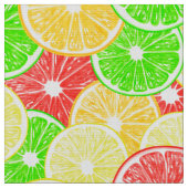 Zitrone, Orange, Grapefruit und Limone Scheiben Stoff (Nahaufnahme)