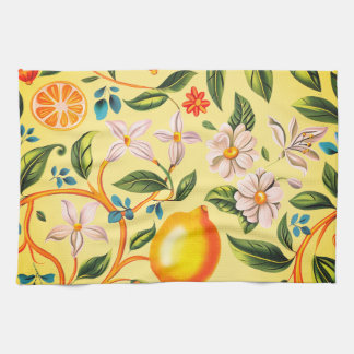 Zitrone & Orangenblüte Geschirrtuch