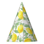 Zitrone Partyhütchen (Rückseite)