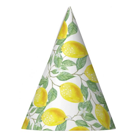 Zitrone Partyhütchen (Links)