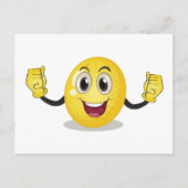 Zitrone Postkarte (Vorderseite)