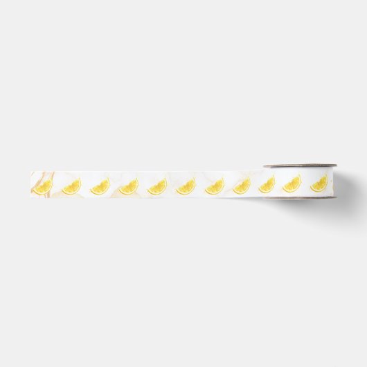 Zitrone Ripsband (Vorderseite)