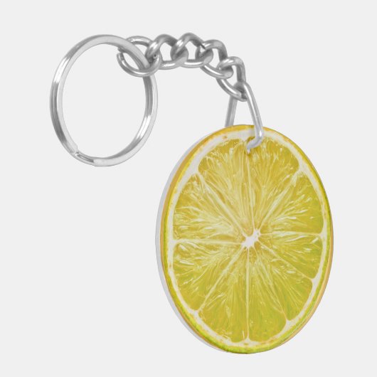 Zitrone Schlüsselanhänger (Vorderseite links)