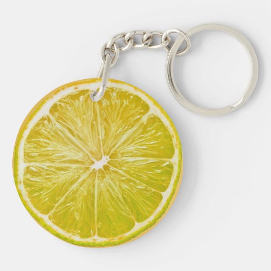 Zitrone Schlüsselanhänger (Rückseite)