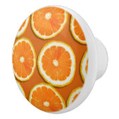 Zitrone schneidet Muster Keramikknauf (Rechts)