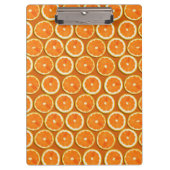 Zitrone schneidet Muster Klemmbrett (Vorderseite)