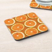 Zitrone schneidet Muster Untersetzer (Linke Seite)