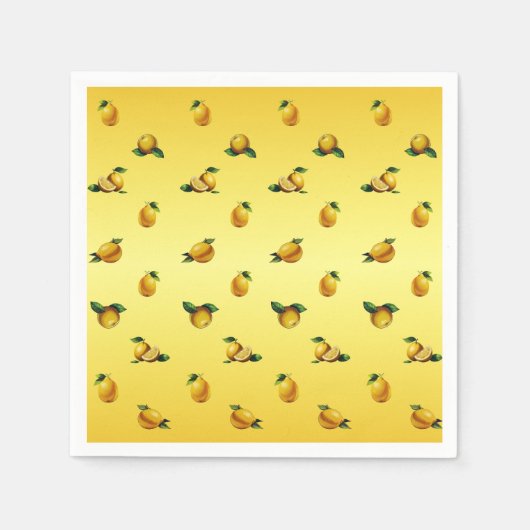 Zitrone Serviette (Vorderseite)