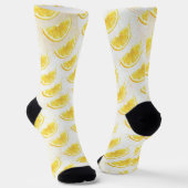 Zitrone Socken (Gewinkelt)