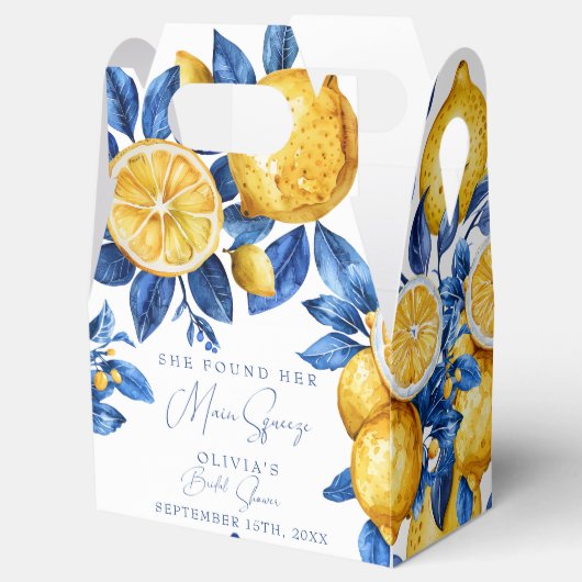 Zitrone | Summer Brautparty Fevor Geschenkschachtel (Geöffnet)