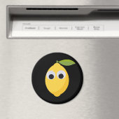 Zitrone, süße Früchte mit googgen Augen Magnet (In Situ (Geschirrspüler))