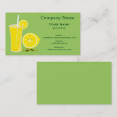 Zitrone und Limonade Visitenkarte (Vorne/Hinten)