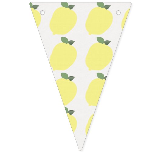 Zitrone Wimpelkette (Dritte Fahne)
