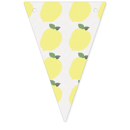 Zitrone Wimpelkette (Zweite Fahne)