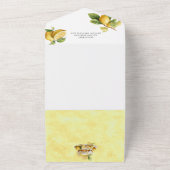 Zitrone | Zitrusfrüchte | BRAUTPARTY All In One Einladung (Außenbereich)