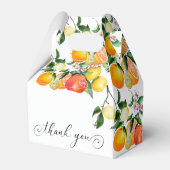 Zitrone | Zitrusfrüchte | BRAUTPARTY Geschenkschachtel (Rückseite)