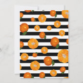 Zitrone | Zitrusfrüchte | Einladungen zur Brautdus (Rückseite)