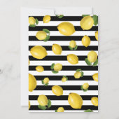 Zitrone | Zitrusfrüchte | Einladungen zur Brautdus (Rückseite)