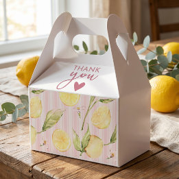 Zitronen-Abschlussfeier-Geschenk Geschenkschachtel