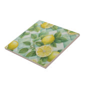 Zitronen auf Minze Fliese (Seite)