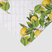 Zitronen auf Trellis Seidenpapier (Ausschnitt)