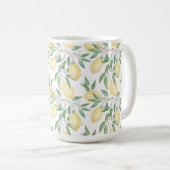 Zitronen aus Aquakultur Kaffeetasse (VorderseiteRechts)