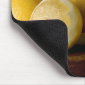 Zitronen aus Holz Mousepad (Ecke)