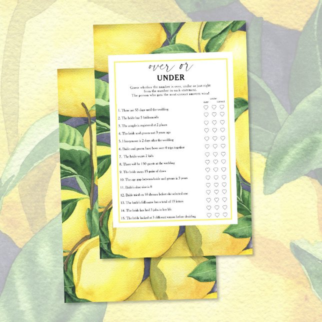 Zitronen - Aus oder unter Brautparty (Von Creator hochgeladen)