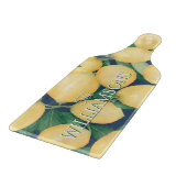 Zitronen aus Personalisiertem Navy-Glas Schneidebrett (Ecke)