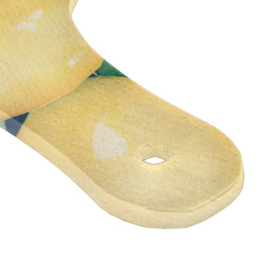 Zitronen aus Personalisiertem Navy-Glas Schneidebrett (Ecke)