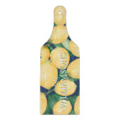 Zitronen aus Personalisiertem Navy-Glas Schneidebrett (Vorderseite)