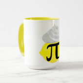 Zitronen Baiser Pi Tasse (Vorderseite Links)