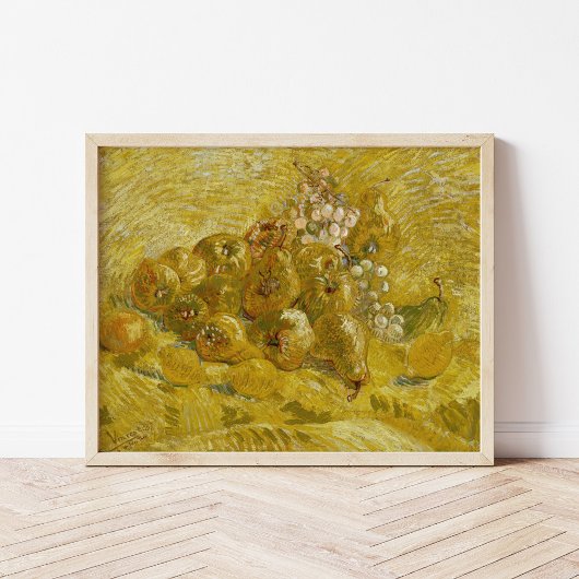 Zitronen, Birnen, Trauben | Vincent van Gogh Poster