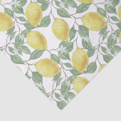 Zitronen, Blätter, Blüten - Garten Küche Seidenpapier (Ausschnitt)