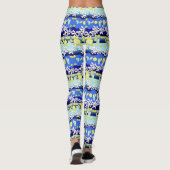 Zitronen-Blumen-Leggings Leggings (Rückseite)