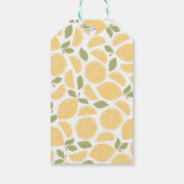 Zitronen-Brautparty oder Hochzeit Personalisiert Geschenkanhänger (Rückseite)