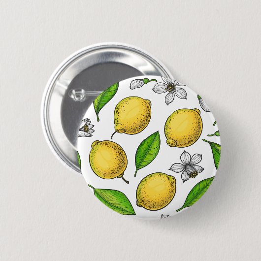 Zitronen Button (Vorne & Hinten)