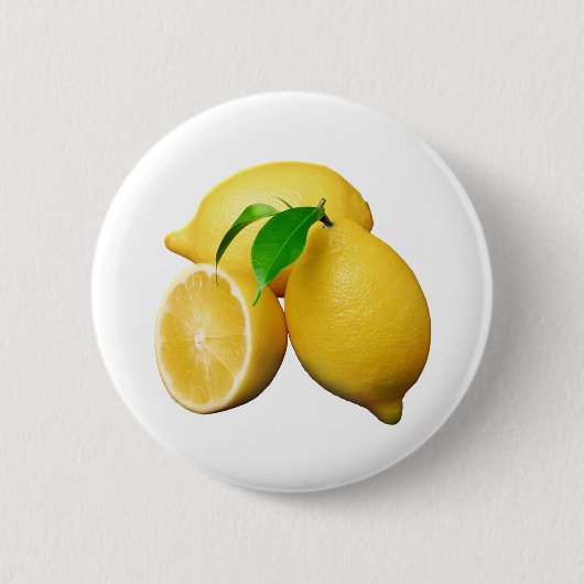Zitronen Button (Vorderseite)