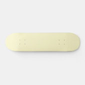 Zitronen-Chiffon-Einfarbig Skateboard (Horizontal)