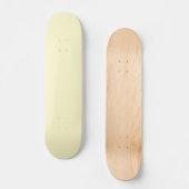 Zitronen-Chiffon-Einfarbig Skateboard (Vorderseite)