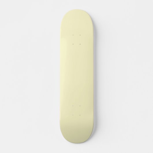 Zitronen-Chiffon-Einfarbig Skateboard (Vorne)