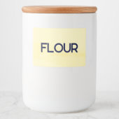 Zitronen-Chiffon-Wasserfarbe Lebensmitteletikett (Vorderseite)