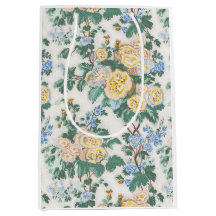 Zitronen Cottage Blumen, Stockrose und Rose