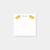 Zitronen CUSTOM Name Süße Illustration  Post-it Klebezettel (Vorderseite)